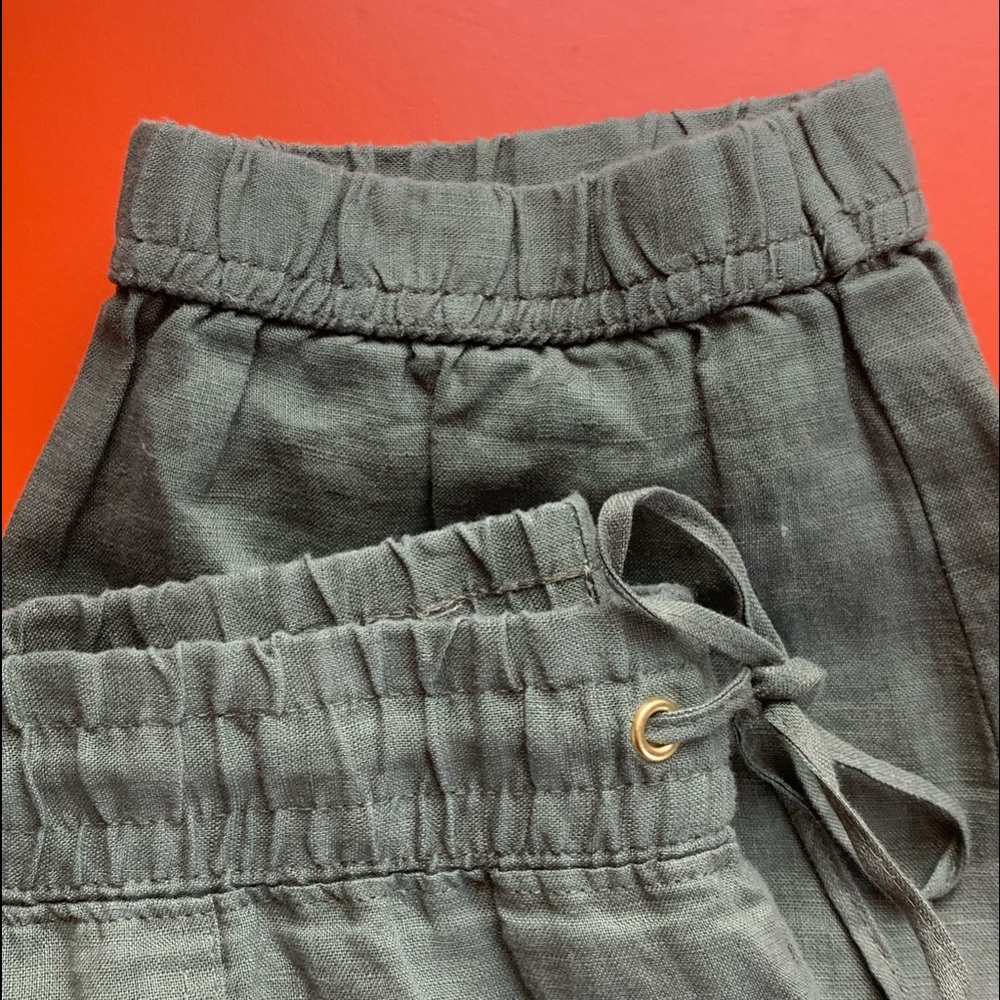 SALE! EUC drawstring linen joggers